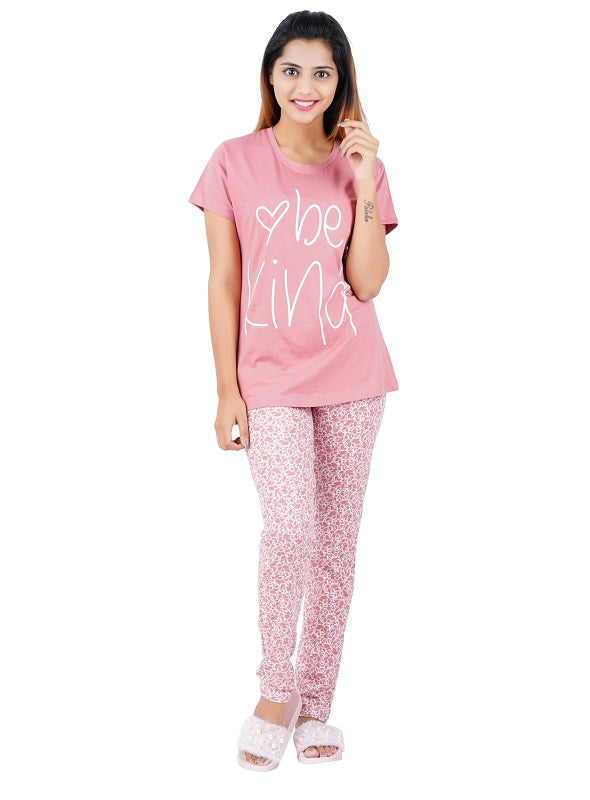 Aswati Pink Full Set Pyjama - Love Be Kind Aswati Pink Full Set Pyjama - Love Be Kind Aswati Pink Full Set Pyjama - Love Be Kind